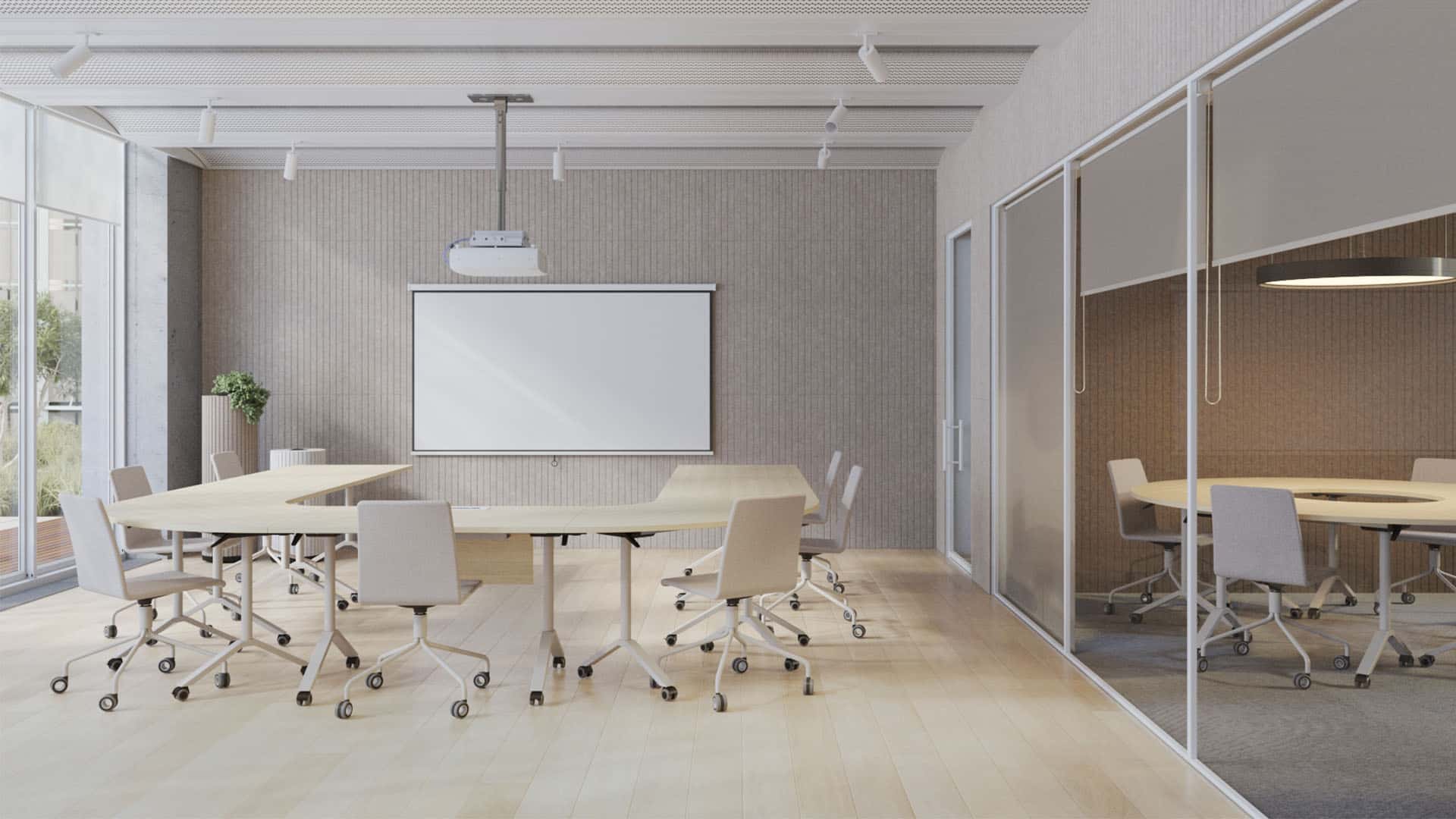 On y voit une table en bois pliante design