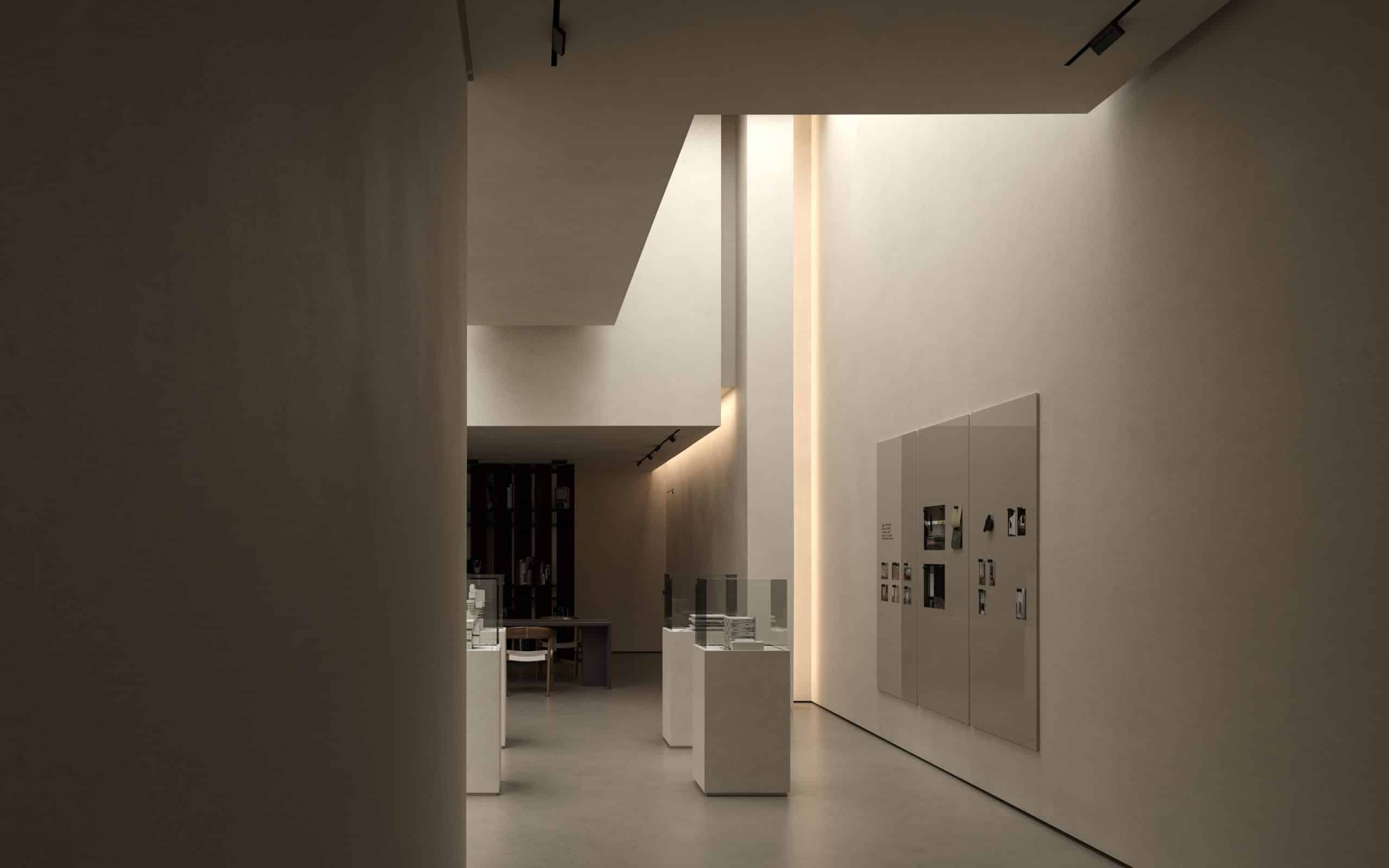 On y voit un tableau blanc design dans un intérieur professionnel