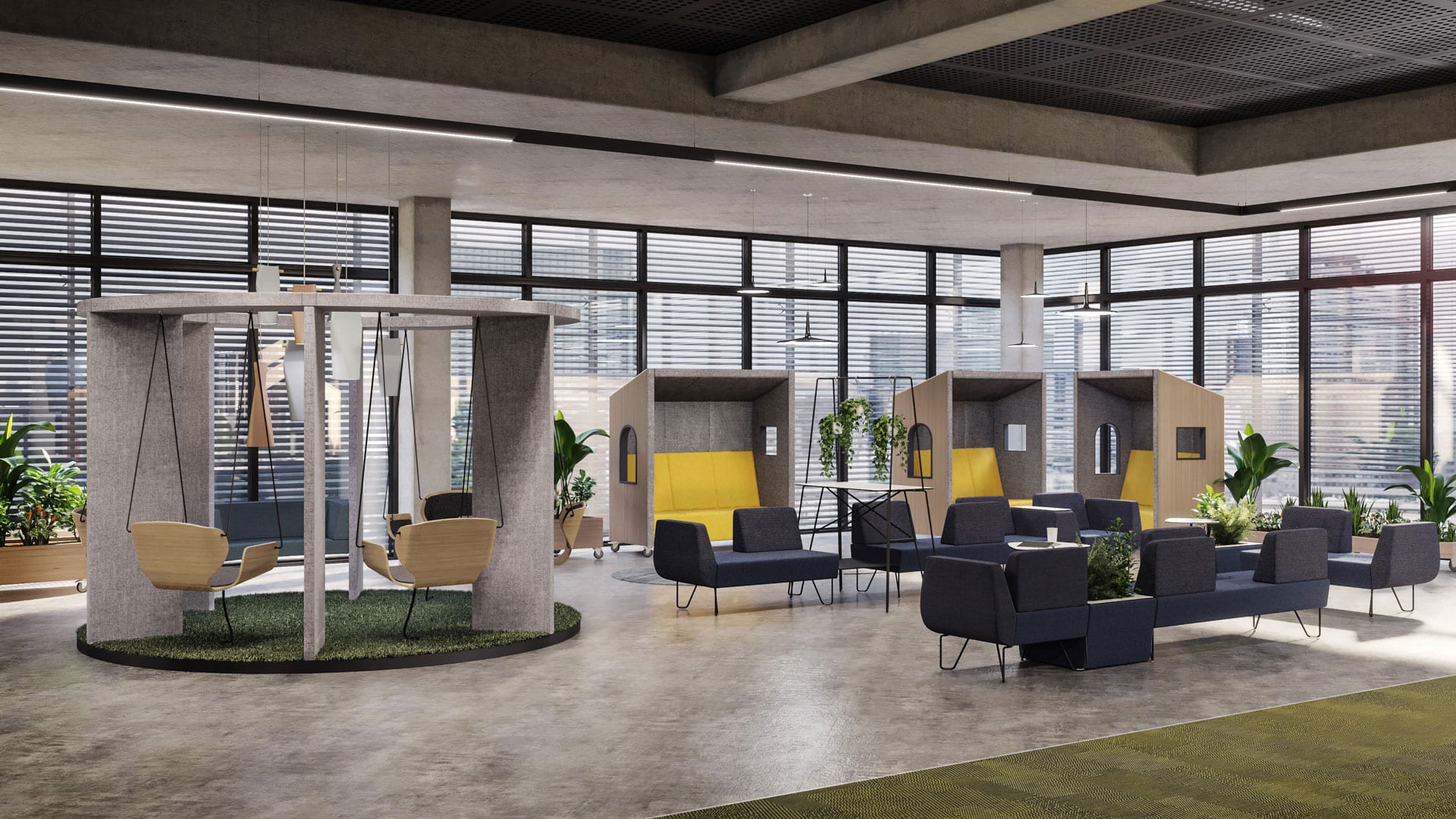 On y voit une collection mobilier design