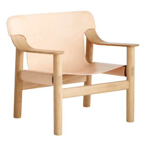 On y voit un fauteuil lounge design