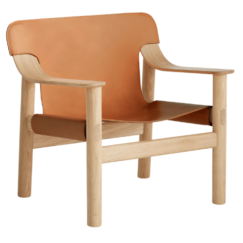 On y voit un fauteuil lounge design