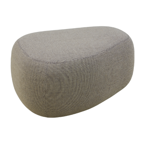 On y voit une banquette modulable design grise