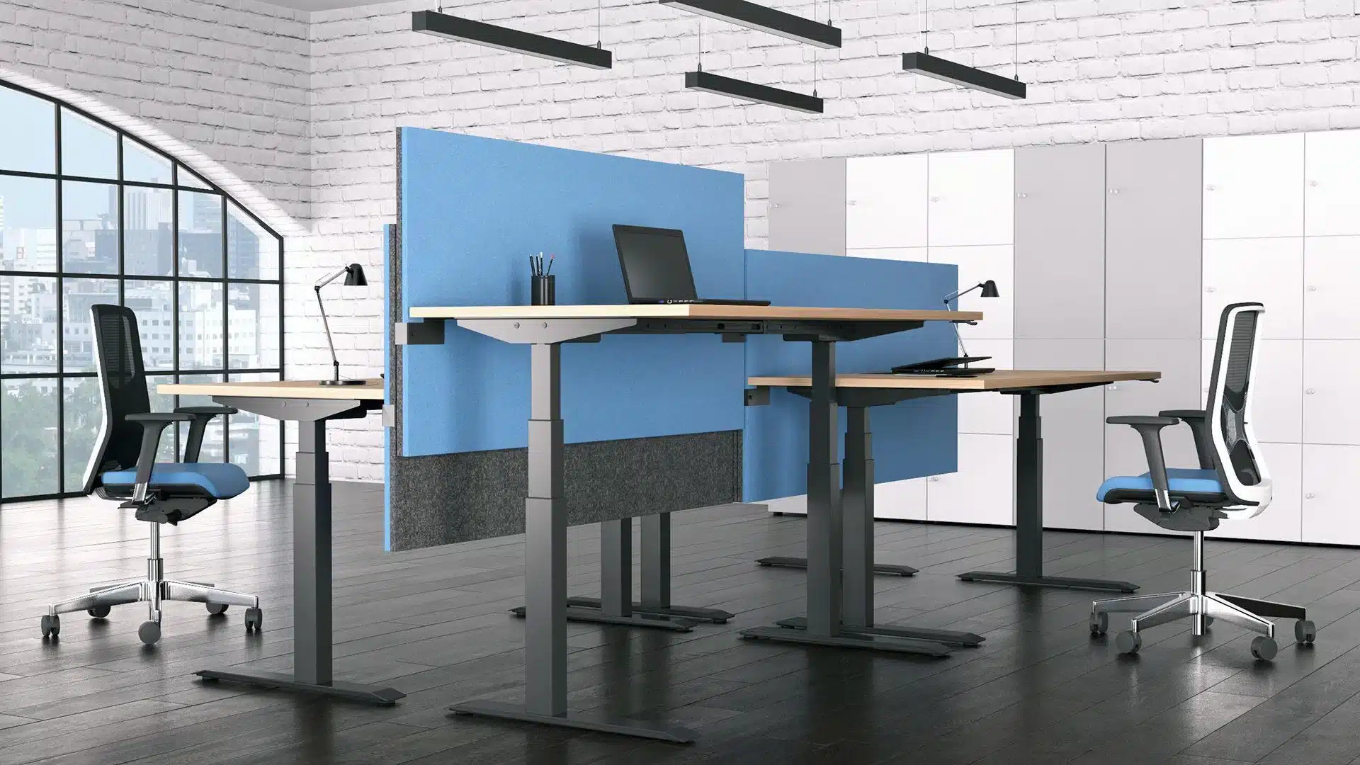 On y voit un aménagement inclusif dans un intérieur professionnel