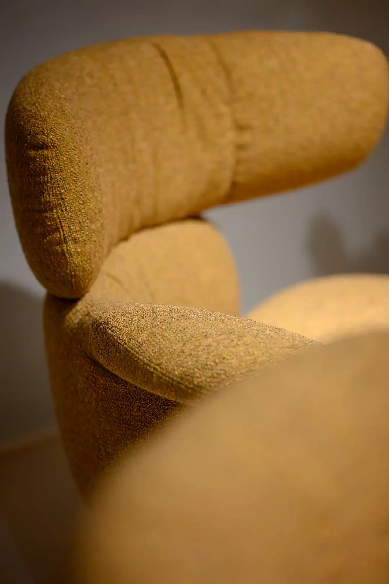 On y voit un fauteuil lounge design dans un intérieur professionnel