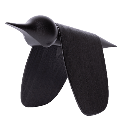 On y voit un objet de décoration avec un design noir