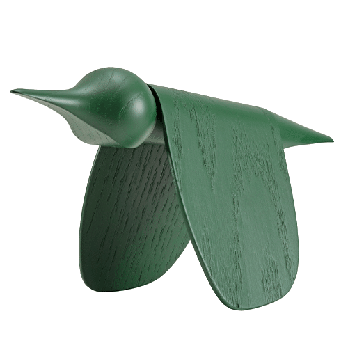 On y voit un objet de décoration avec un design vert