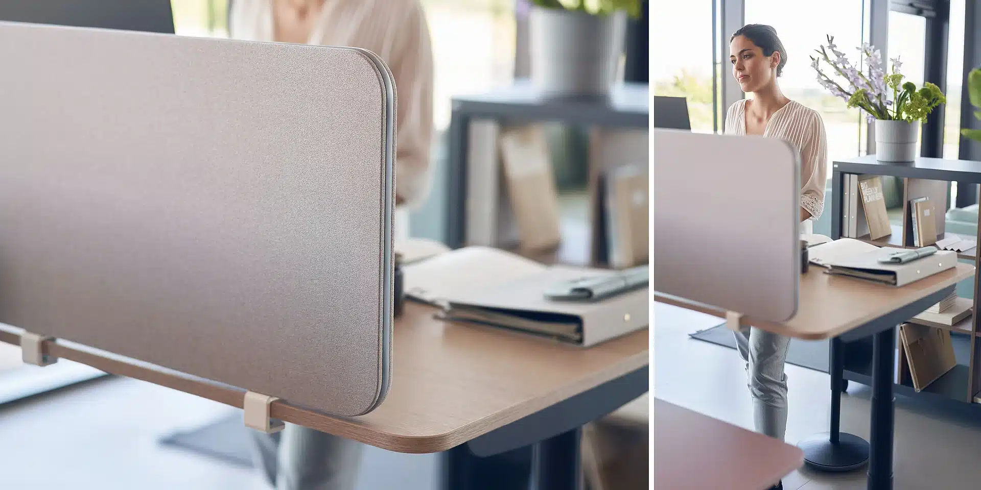 On y voit un bureau opérateur design dans un intérieur professionnel