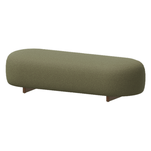 On y voit un fauteuil lounge design vert