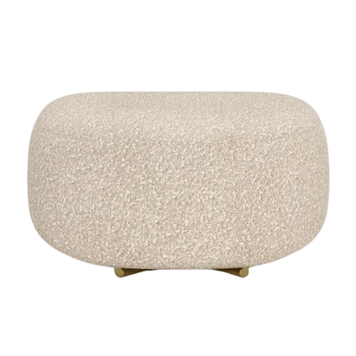 On y voit un canapé lounge beige design