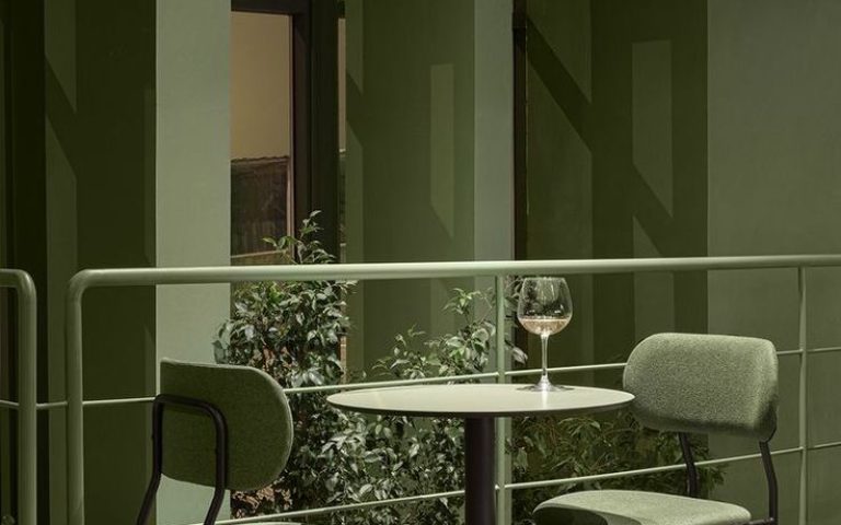 Hôtel Restaurant Mobilier design confortable vert